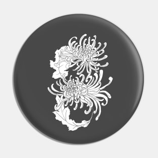 Chrysanthemum Infinity Design Pin