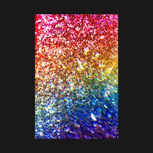 Rainbow glitter with prism effect T-Shirt