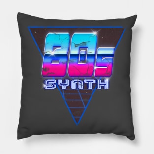 80s SYNTH #3 (worn look) Pillow