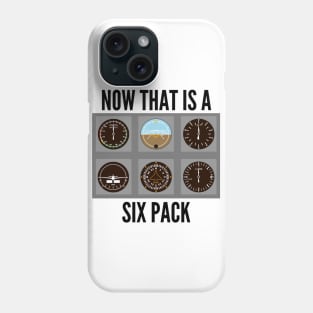 Now That is a Six Pack // Airplane Pilot Phone Case