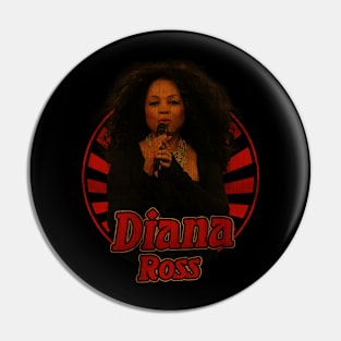 Retro Vintage 80s Diana Ross Pin