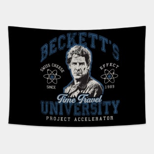 Beckett's Time Travel University Tapestry