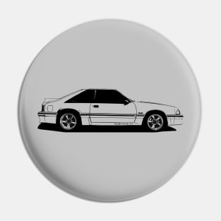 Ford Mustang GT (fox body) Pin