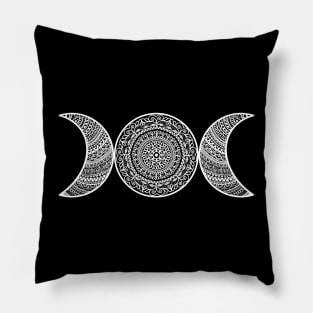 Witchy Mandala Moons Pillow