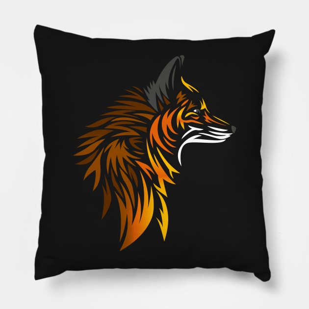 The Fox Pillow by NeoNeTech