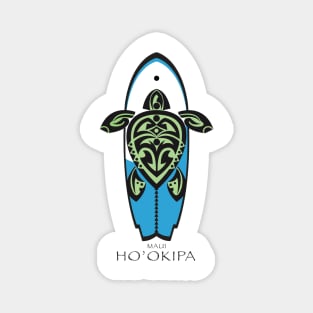 Tribal Turtle Tattoo Surfer Dude / Ho'okipa Maui Magnet