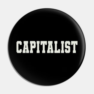 Capitalist Word Pin