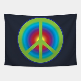 Rainbow Peace Tapestry