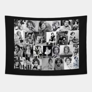 Shirley Temple Collage Tapestry