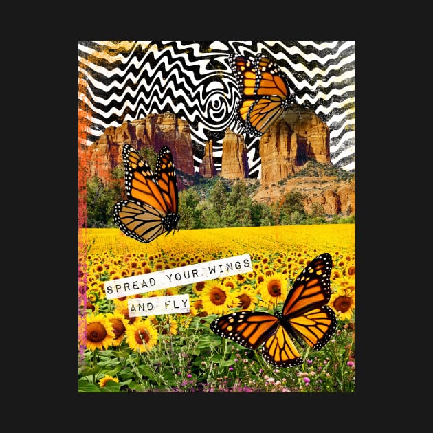 Spread Your Wings and Butterfly by Garden Avenue Designs