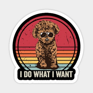 I Do What I Want Funny Cavapoo Cute Magnet