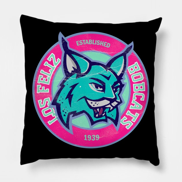 Julie and the Phantoms Los Feliz Bobcats Pillow by Afire