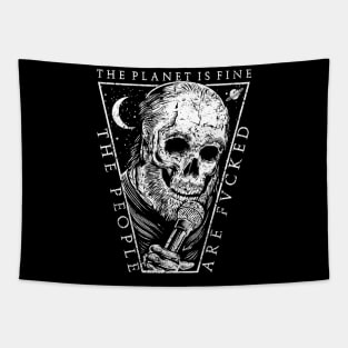 "THE PLANET IS FINE" Tapestry