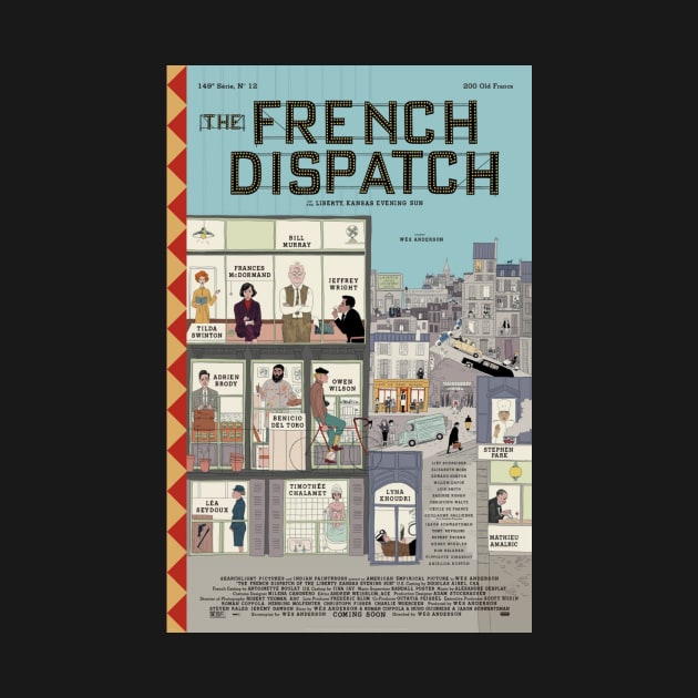 Wes Anderson the French Dispatch by uchix