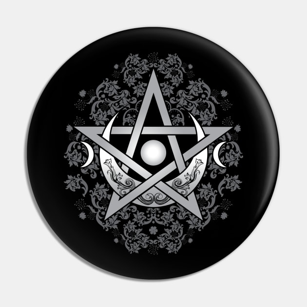 Pentagram Ornament Pin by Nartissima