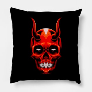 halloween character demon head Pillow