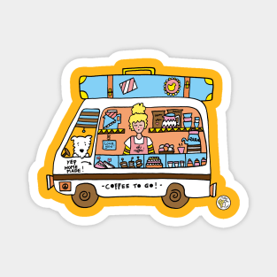 Coffee Truck Magnet