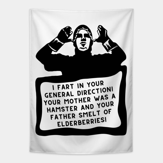 Holy Grail French Taunt Tapestry by Slightly Unhinged