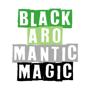 Black Aromantic Magic T-Shirt