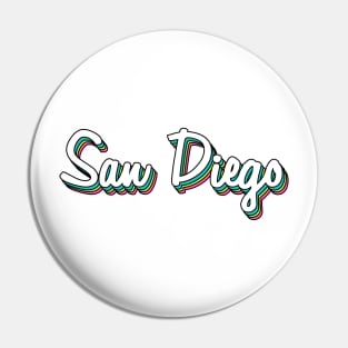 Retro San Diego Pin