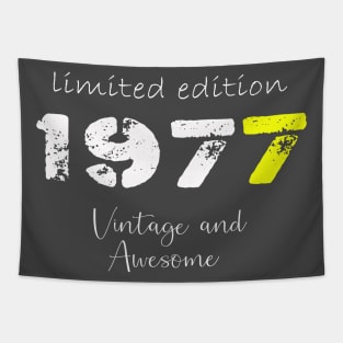 Born in 1977 Birthday Gift, Awesome accessories for Birth days Tapestry