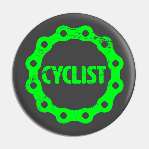 Cyclist Pin by Forest