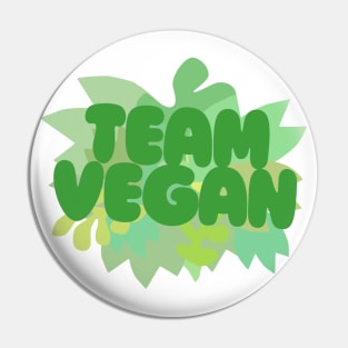 TEAM VEGAN / Awesome original typography design Pin