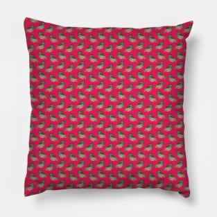 Tropical screech owl pattern Pillow