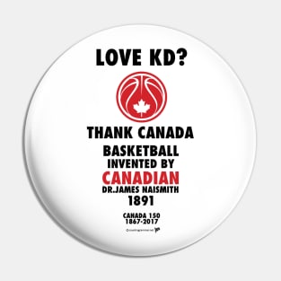 Canada150 Basketball/KD Pin