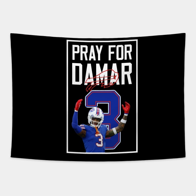 Pray for 3 damar Tapestry by Mirrorfor.Art