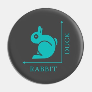 Duck Rabbit Illusion Pin