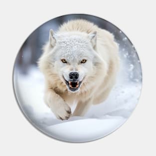 Wolf Animal Nature Majestic Wilderness Pin