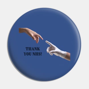 Hands of Humanity - Thank you NHS! Pin