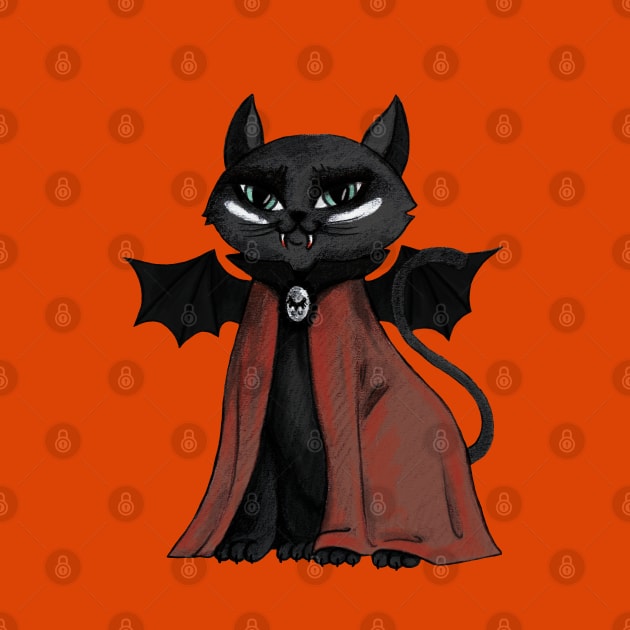 Count vampire cat by Raluca Iov