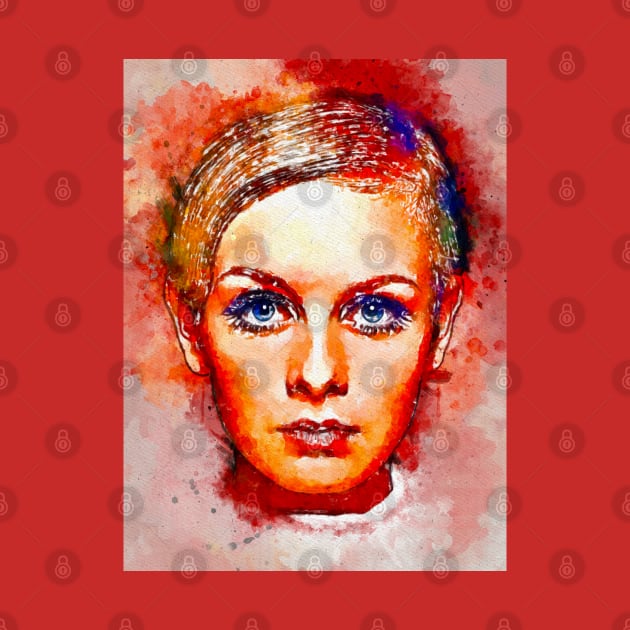 Watercolor Twiggy by danieljanda