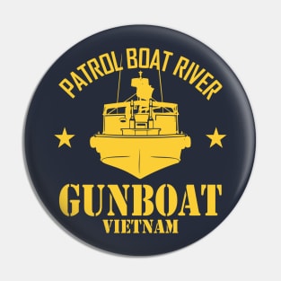 Patrol Boat River PBR - Gunboat Vietnam Pin