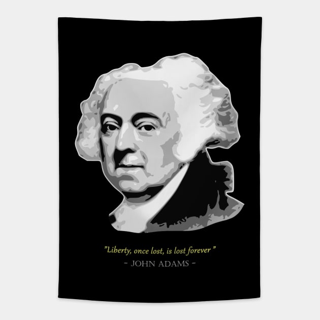 John Adams Quote Tapestry by Nerd_art