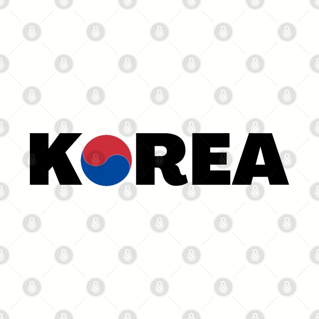 Korea with Taeguk (South Korean Flag Symbol) by e s p y