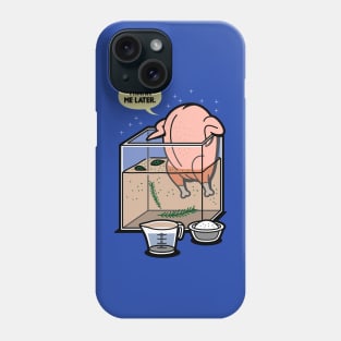 Funny Original Christmas New Year Holiday Turkey Cooking Cartoon Phone Case