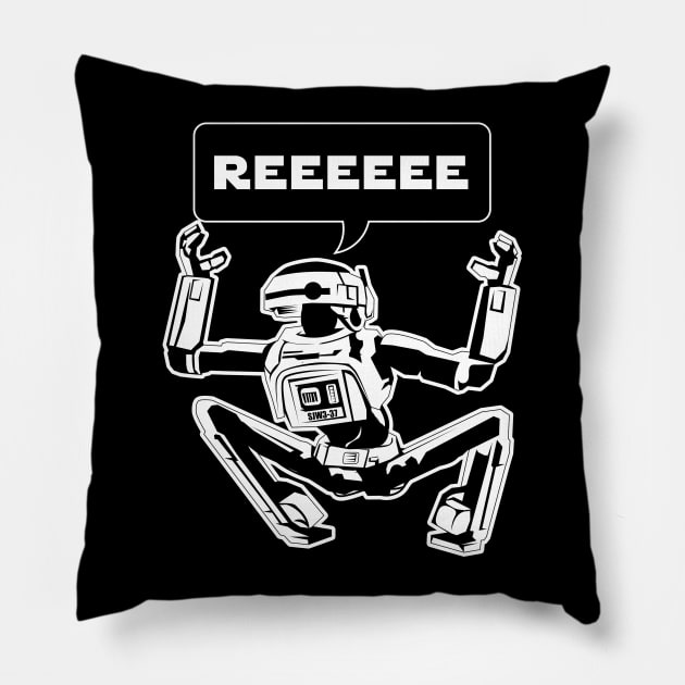 SJW3-37 REEEE Pillow by Baggss