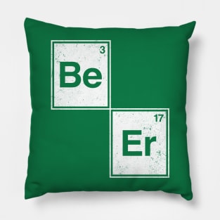 Beer - Periodic Table of Elements Humor Pillow