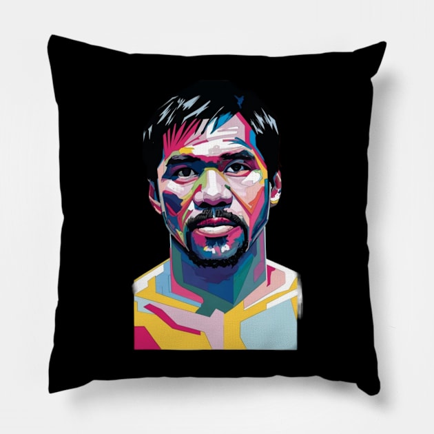 manny pacquiao Pillow by TshirtMA