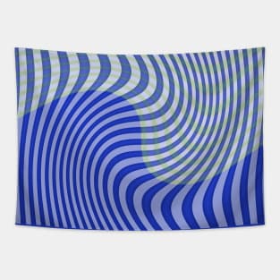 Abstract Wavy lines Tapestry