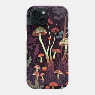 woodland elderberries fungi Hippie 60s 70s Aesthetic Style Phone Case