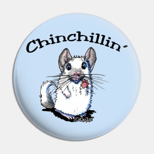 KiniArt Chinchillin Pin