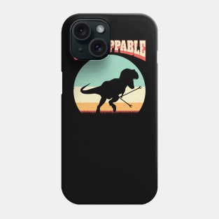 Unstoppable T Rex - Retro Retro Rawrzz Phone Case