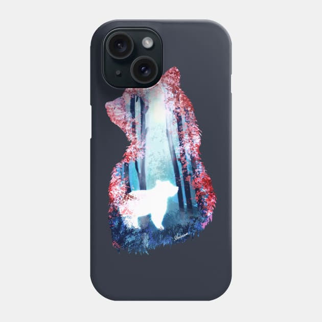 Spirit Bear Phone Case by DVerissimo