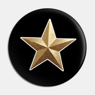 Gold Star Pin