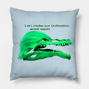 Trump Of the civilization of dinosaurs Pillow