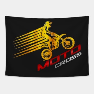 Moto cross 3d Tapestry